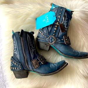 Lane Blue - limited Edition Blue Mesa booties